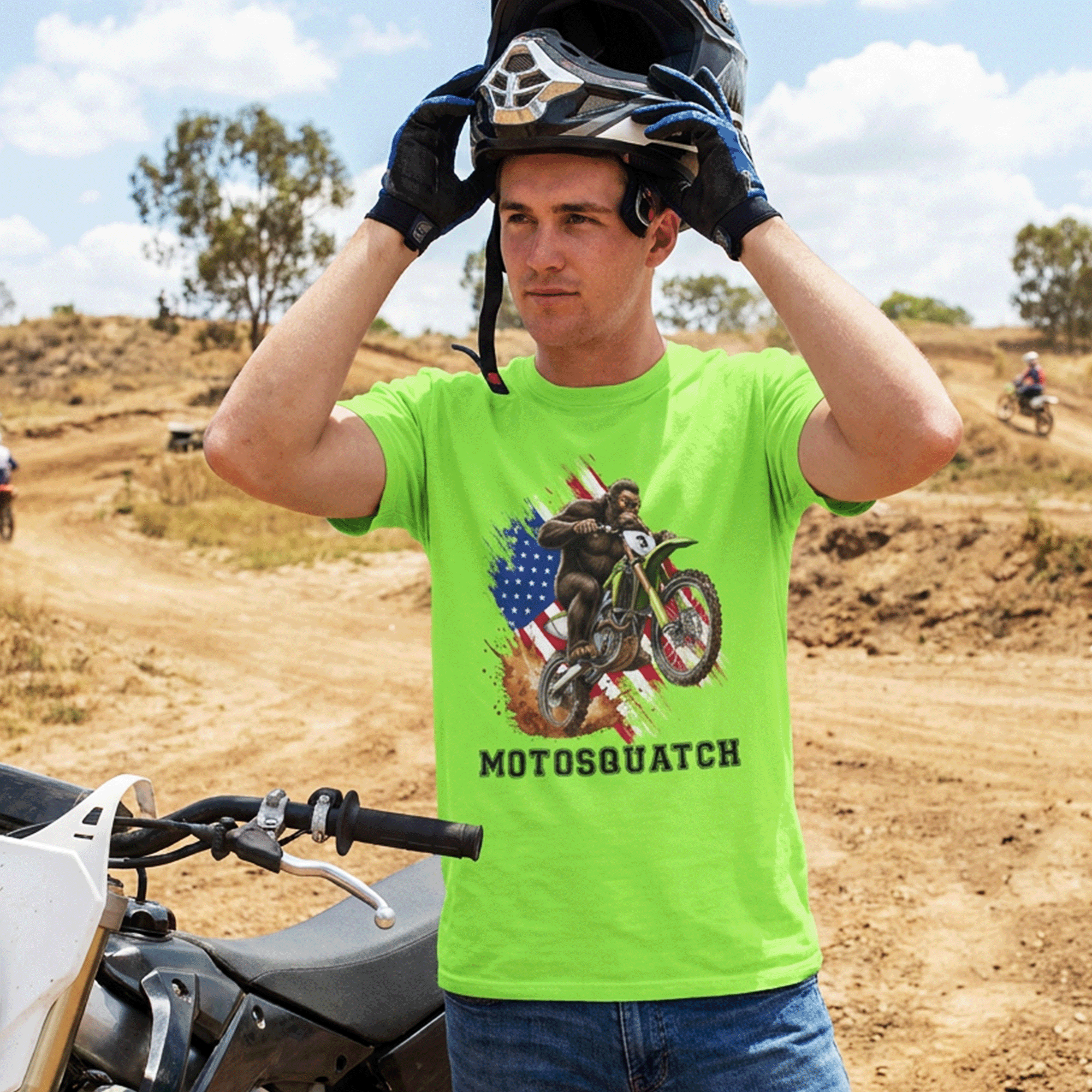 MotoSquatch DryBlend® T-Shirt