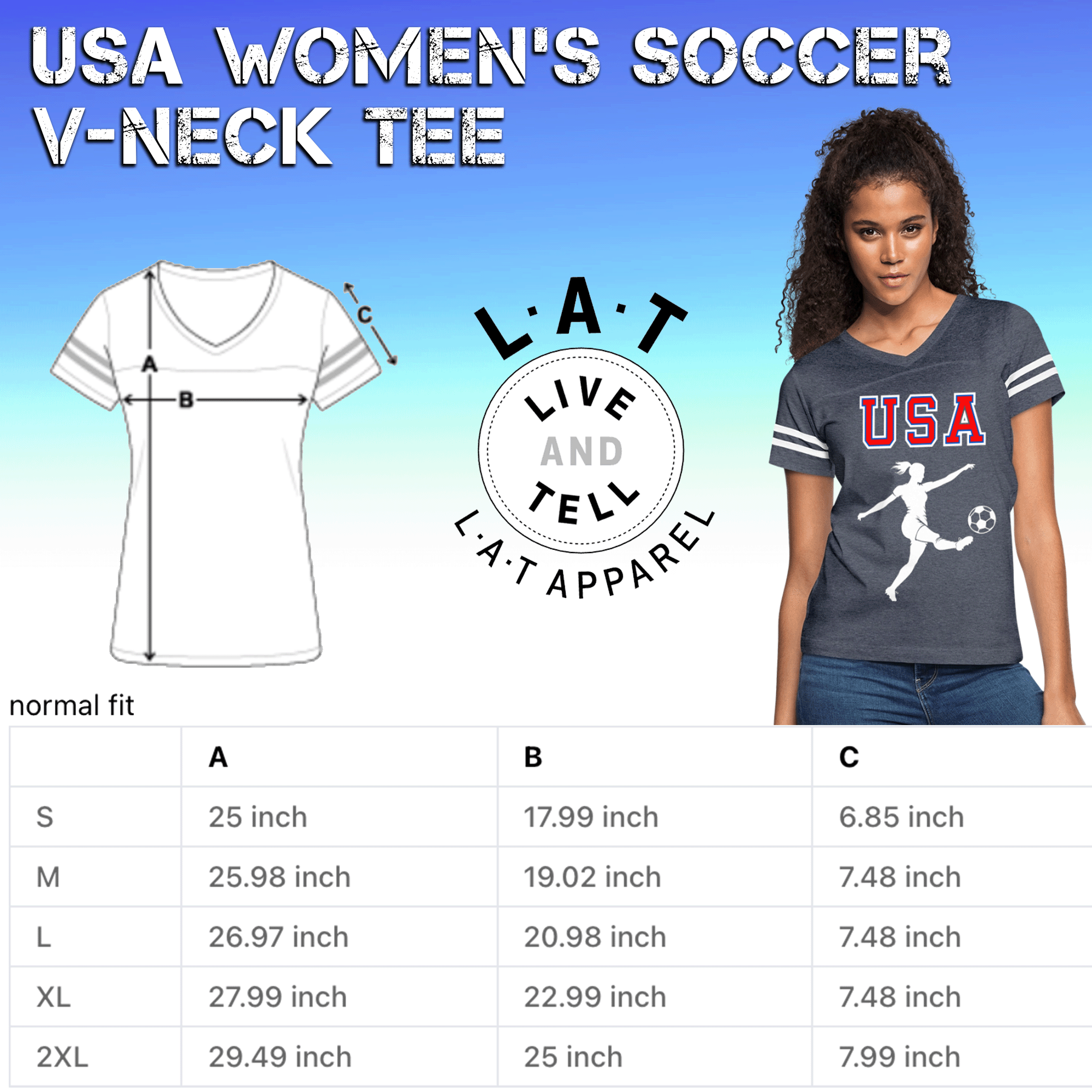 Women’s USA Soccer Sport T-Shirt