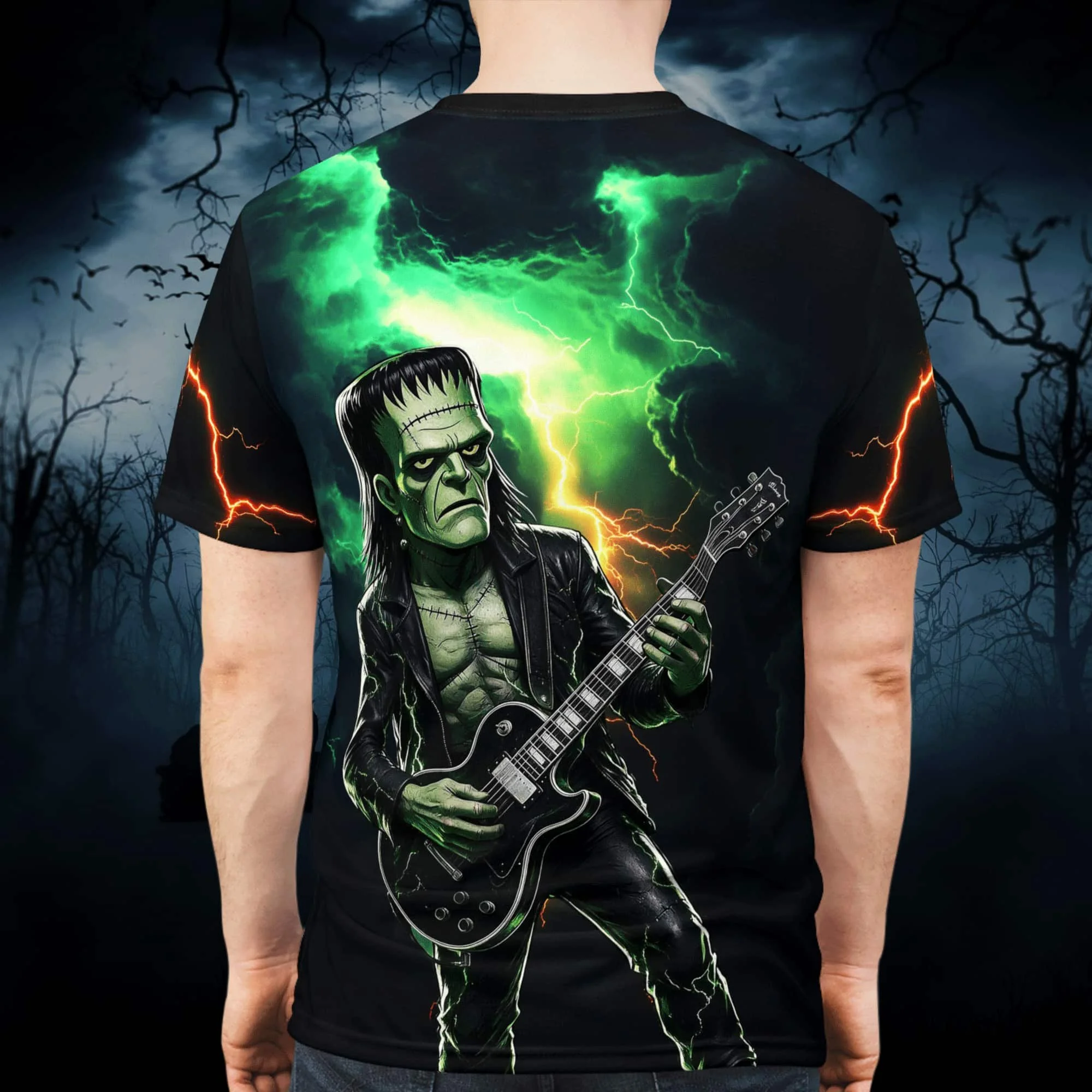 Rockstar Frankenstein All-Over Print Tee