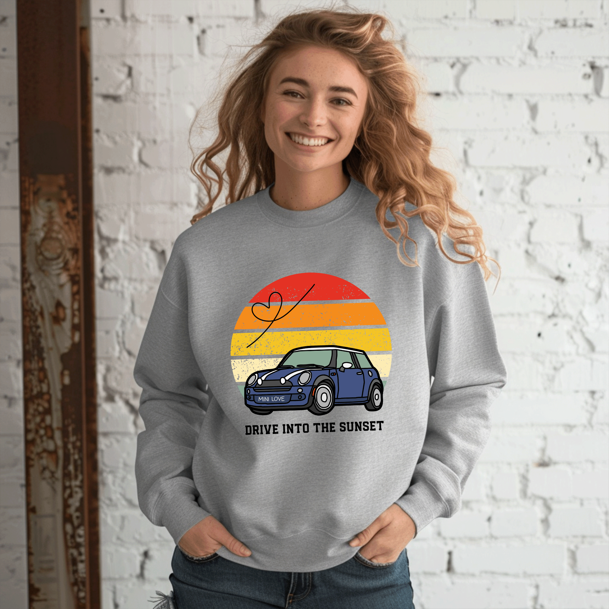 Mini Drive into the Sunset Sweatshirt