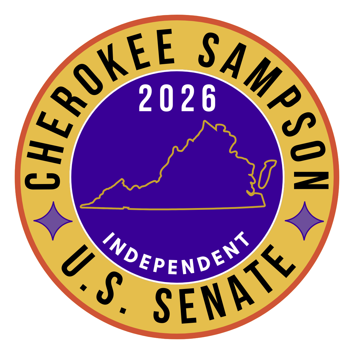 Cherokee Sampson for United States Senator of Virginia