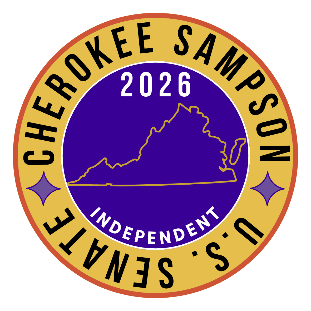 Cherokee Sampson for United States Senator of Virginia