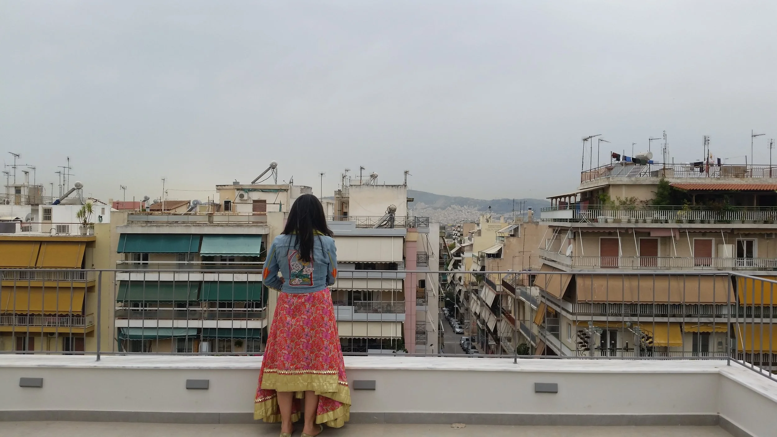 Renting in our Ano Petralona building, common rooftop