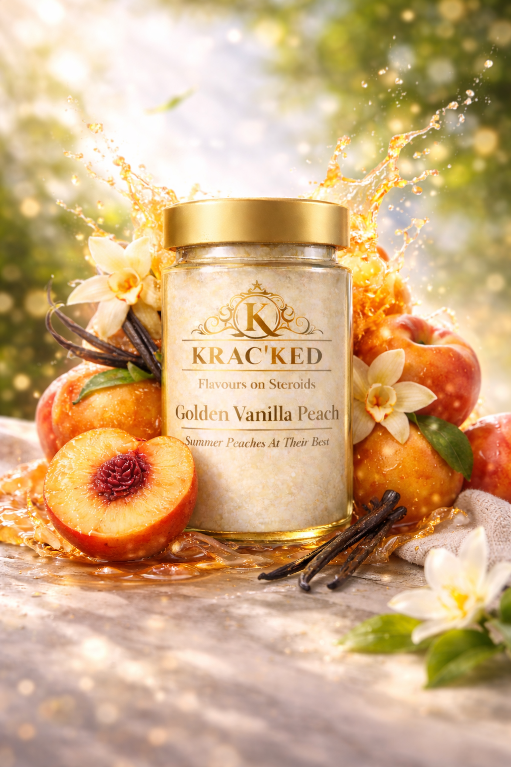 Golden Vanilla Peach Powder Flavour