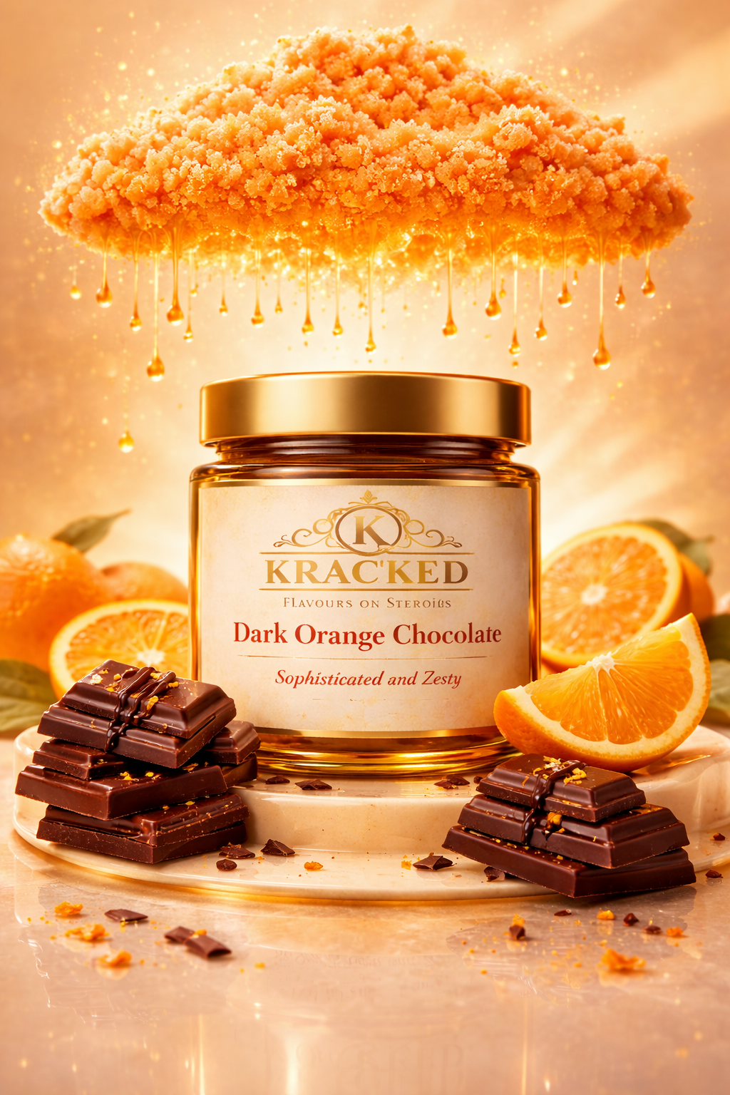 Kracked Dark Orange Chocolate