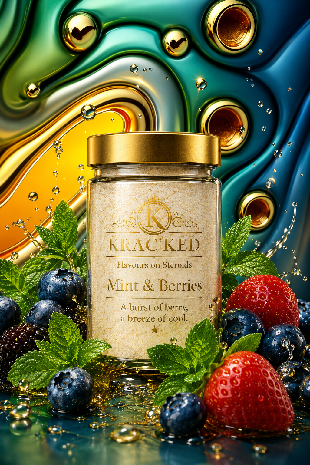 Mint & Berries Powder Flavour