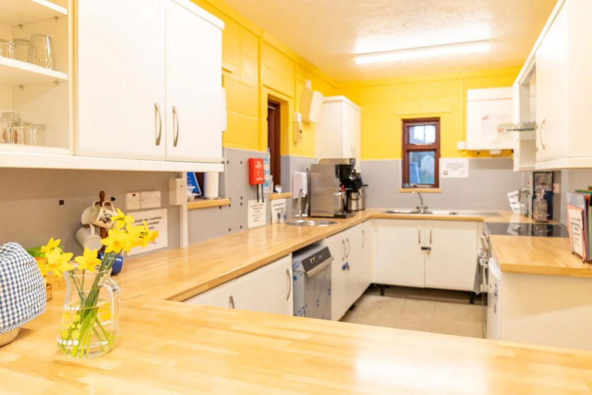Kitchen included in Sholing Parish Hall hire