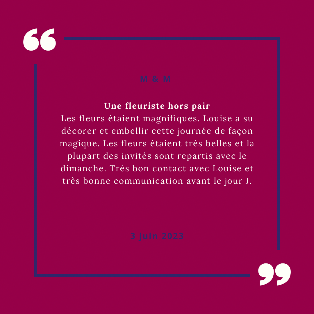 Avis clients M & M