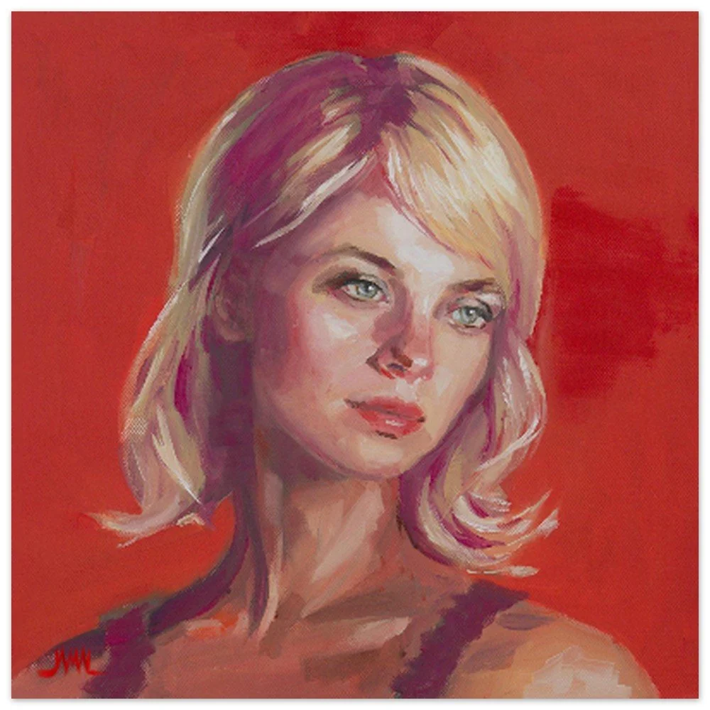 Fine Art Poster, Artwork: Day5 of the 30faces30days challenge 2026