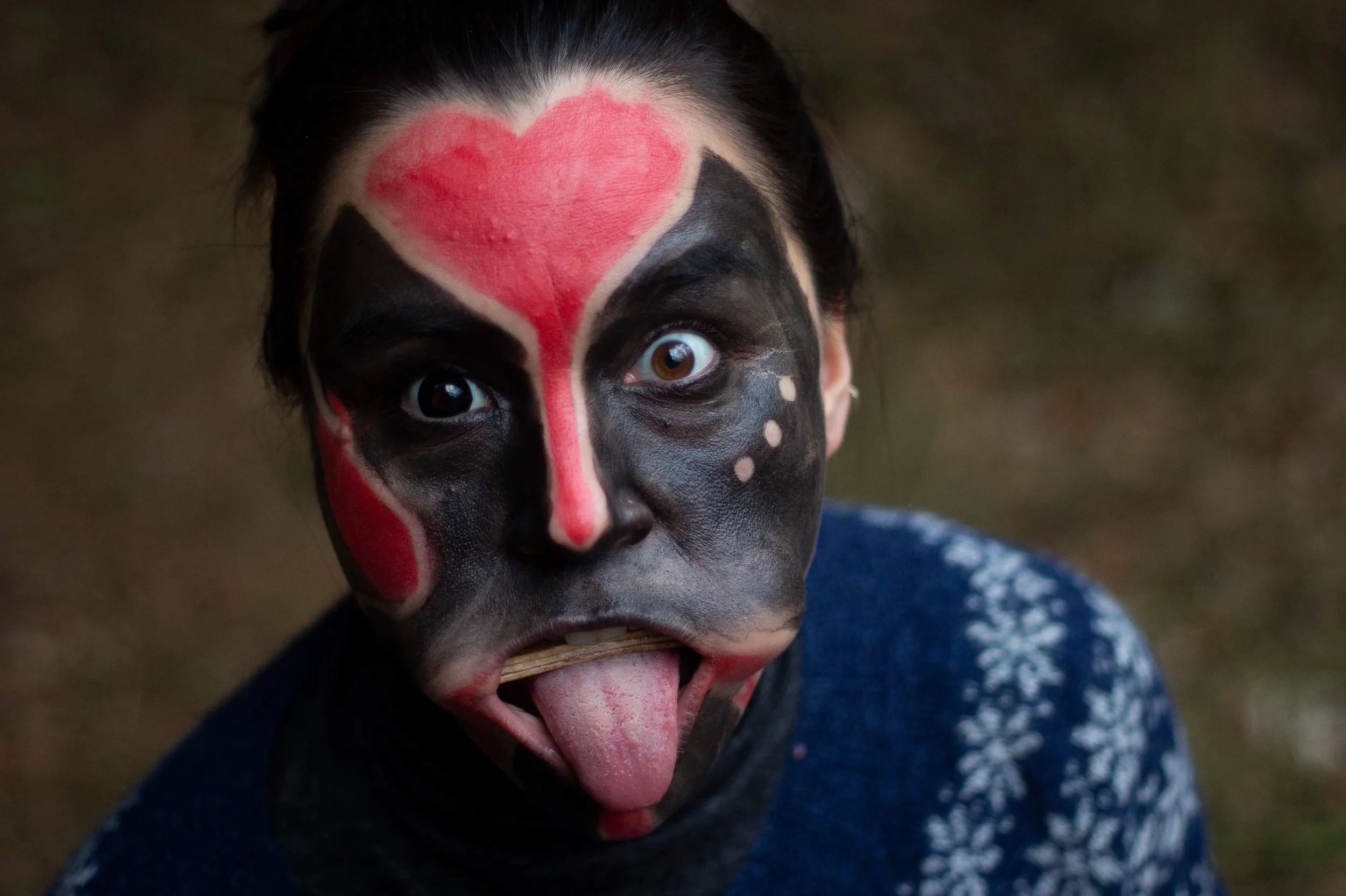 Greenlandic mask dancer, grønlandsk maskedans