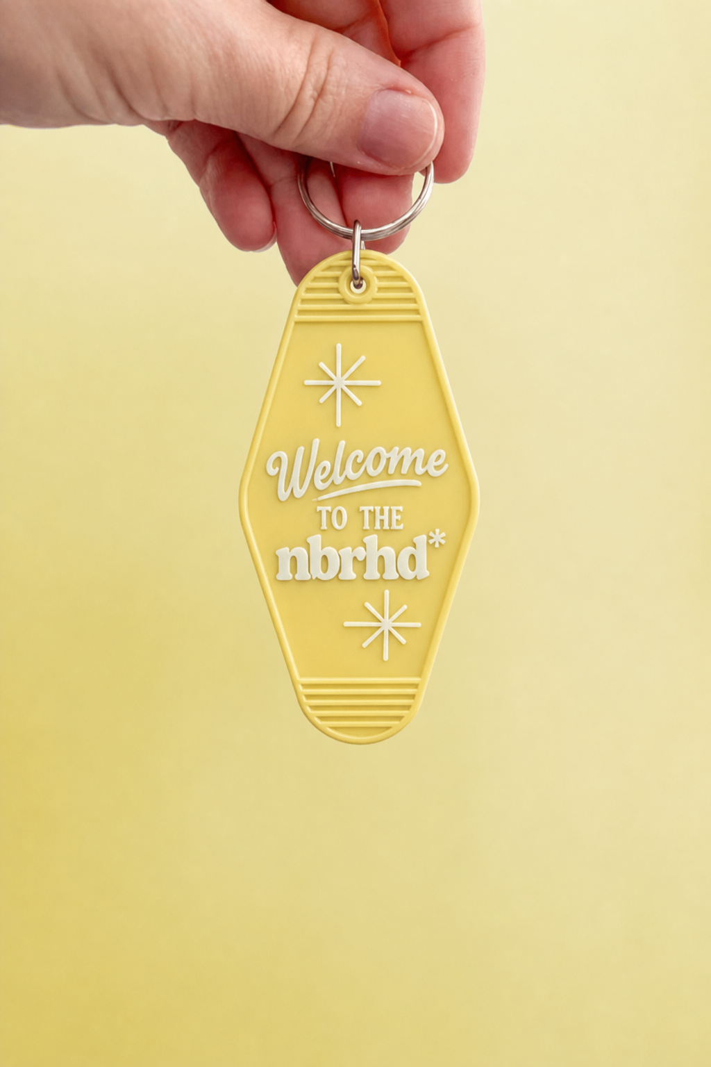 Welcome to the NBRHD* - Keyring