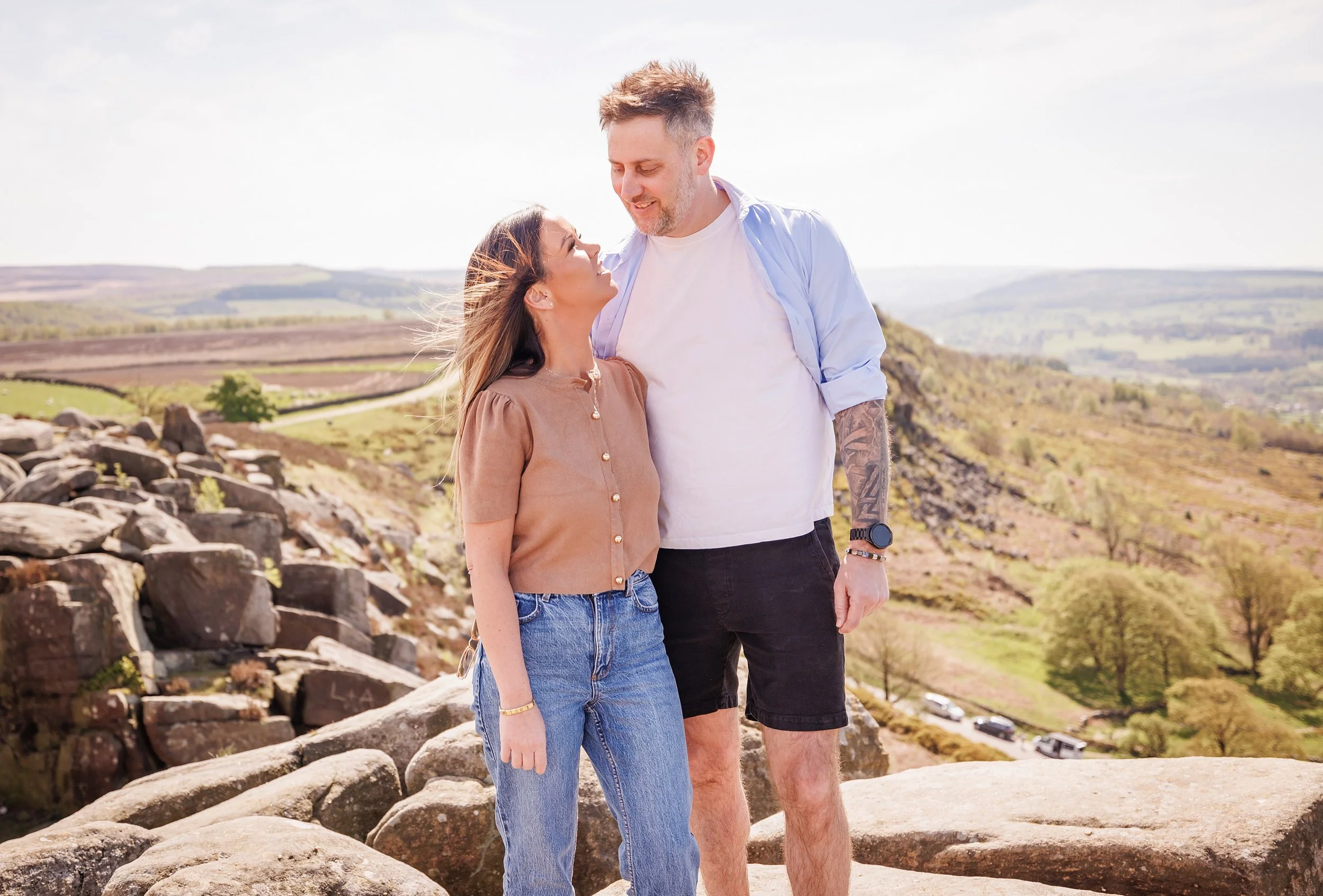 Just two of you, as you are - nothing posed, everything real. 

georgekrousti #derbyshireweddings #peakdistrictengagements