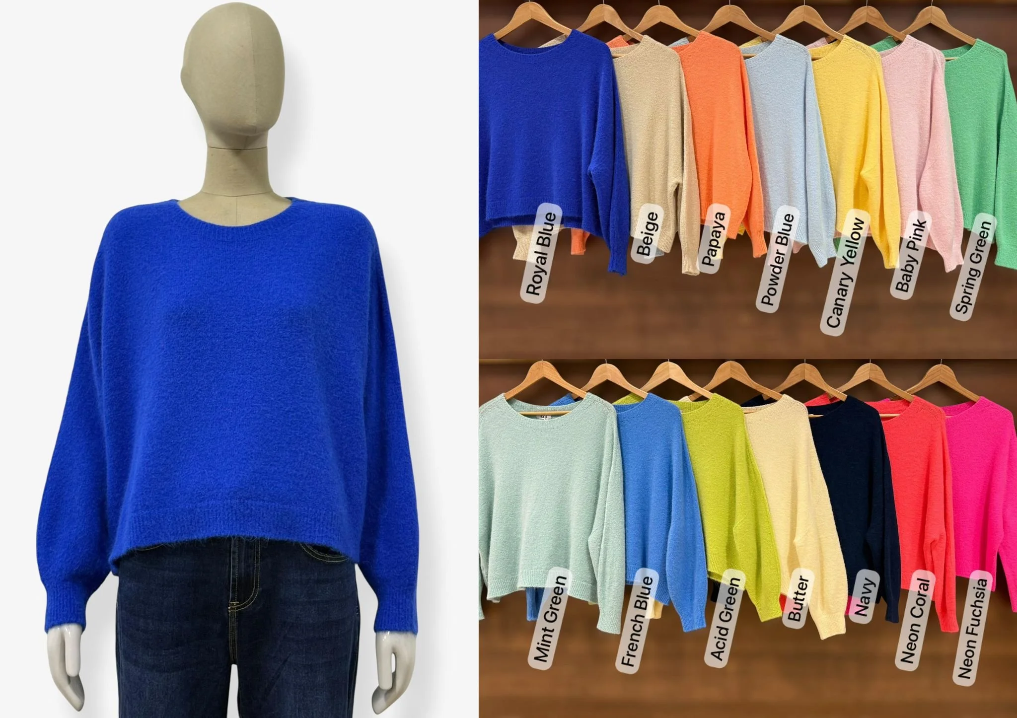 SASA Boxy Alpaca Jumper