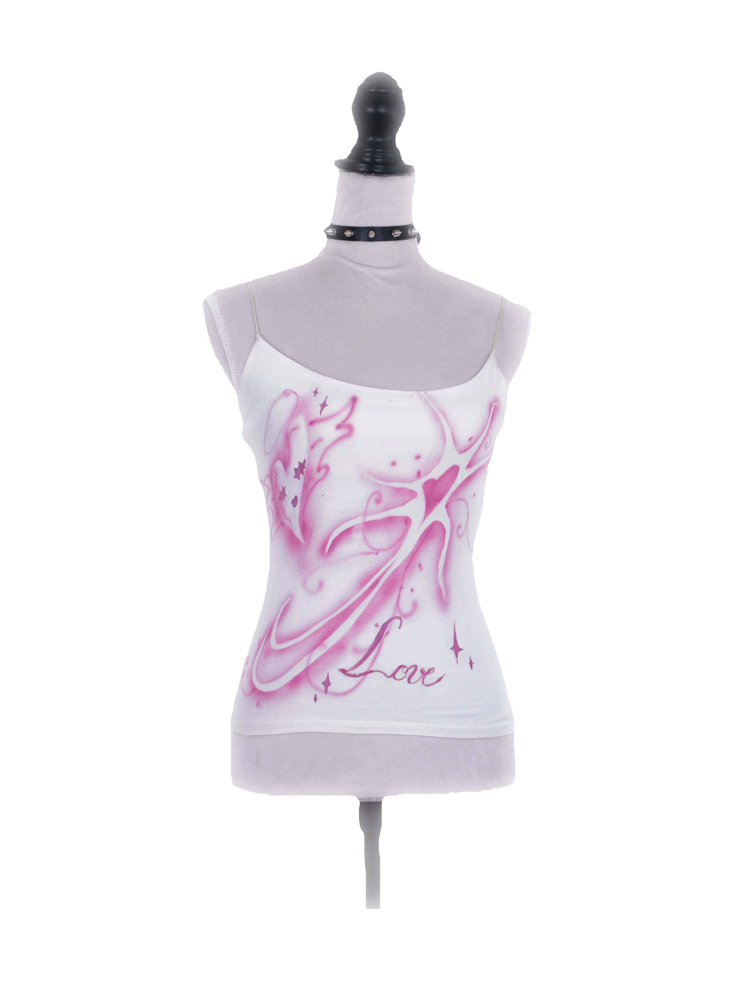 T-shirt - Pink and white