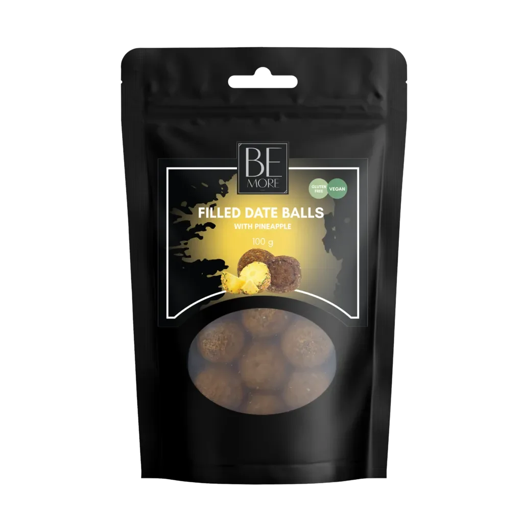 Filled date balls with Pineapple, 100g
