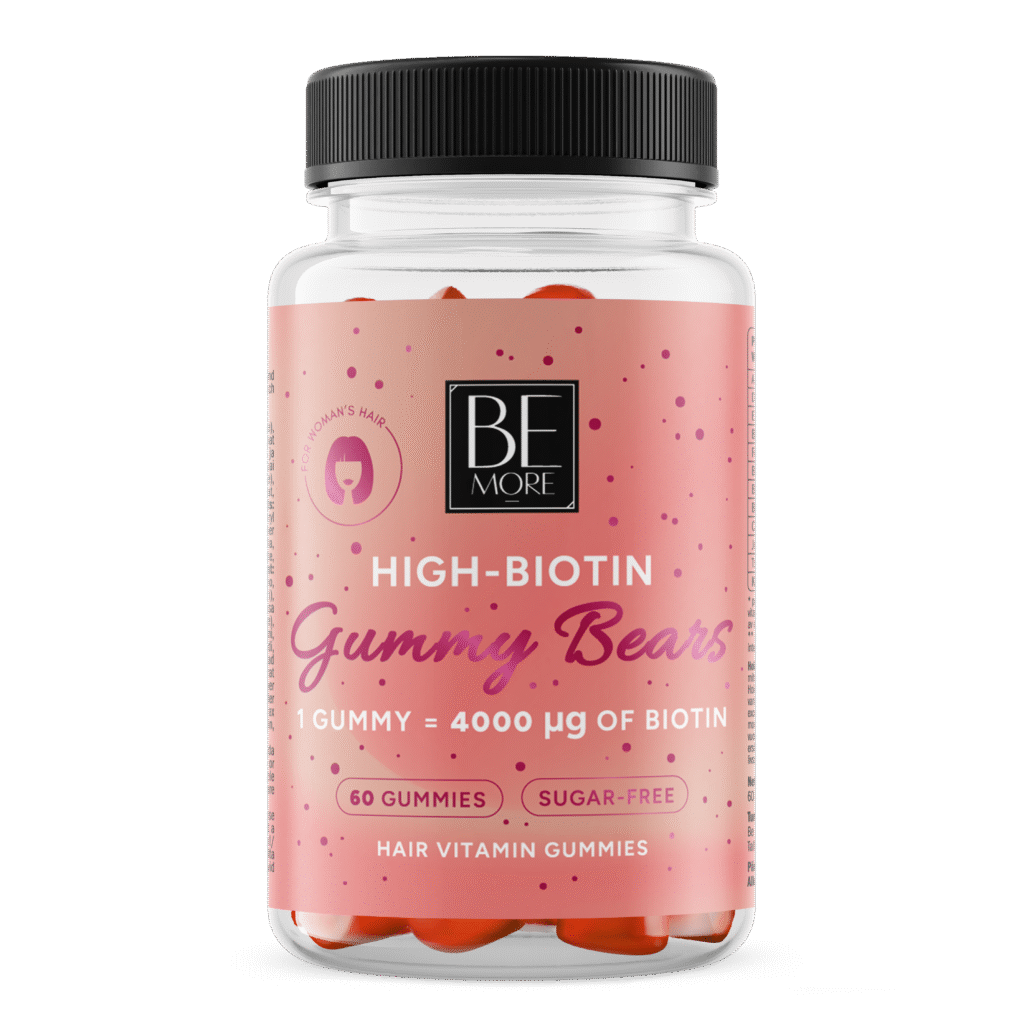 Biotin gummies, raspberry flavor, N60