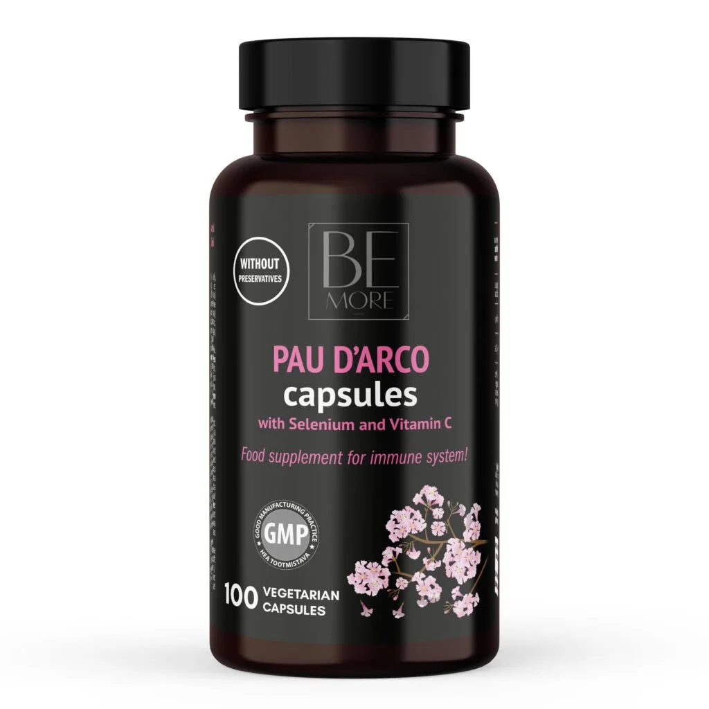 Pau d’Arco Capsules with Selenium and Vitamin C, N100