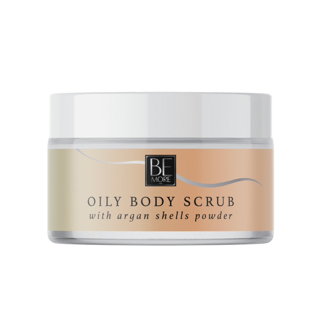 Oily body scrub with argan shells powder, 200ml