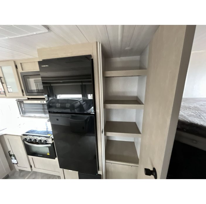 Refrigerator to fit all your groceries and large pantry. 