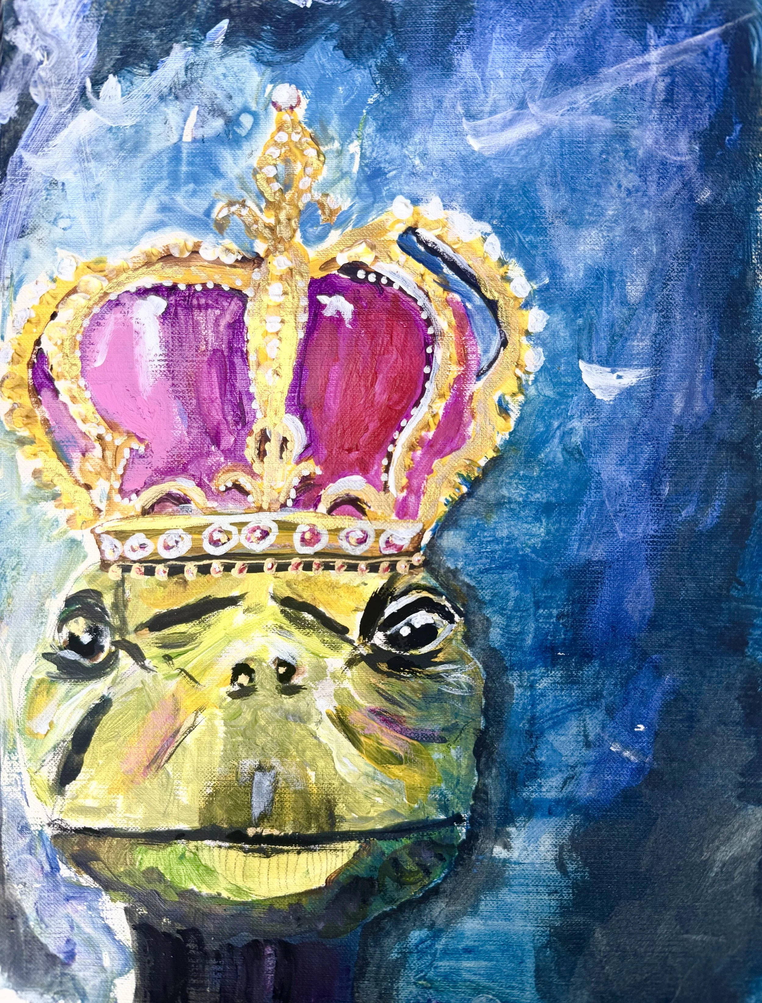 The First King
Acrylic on Paper
Sold to Private Collecion