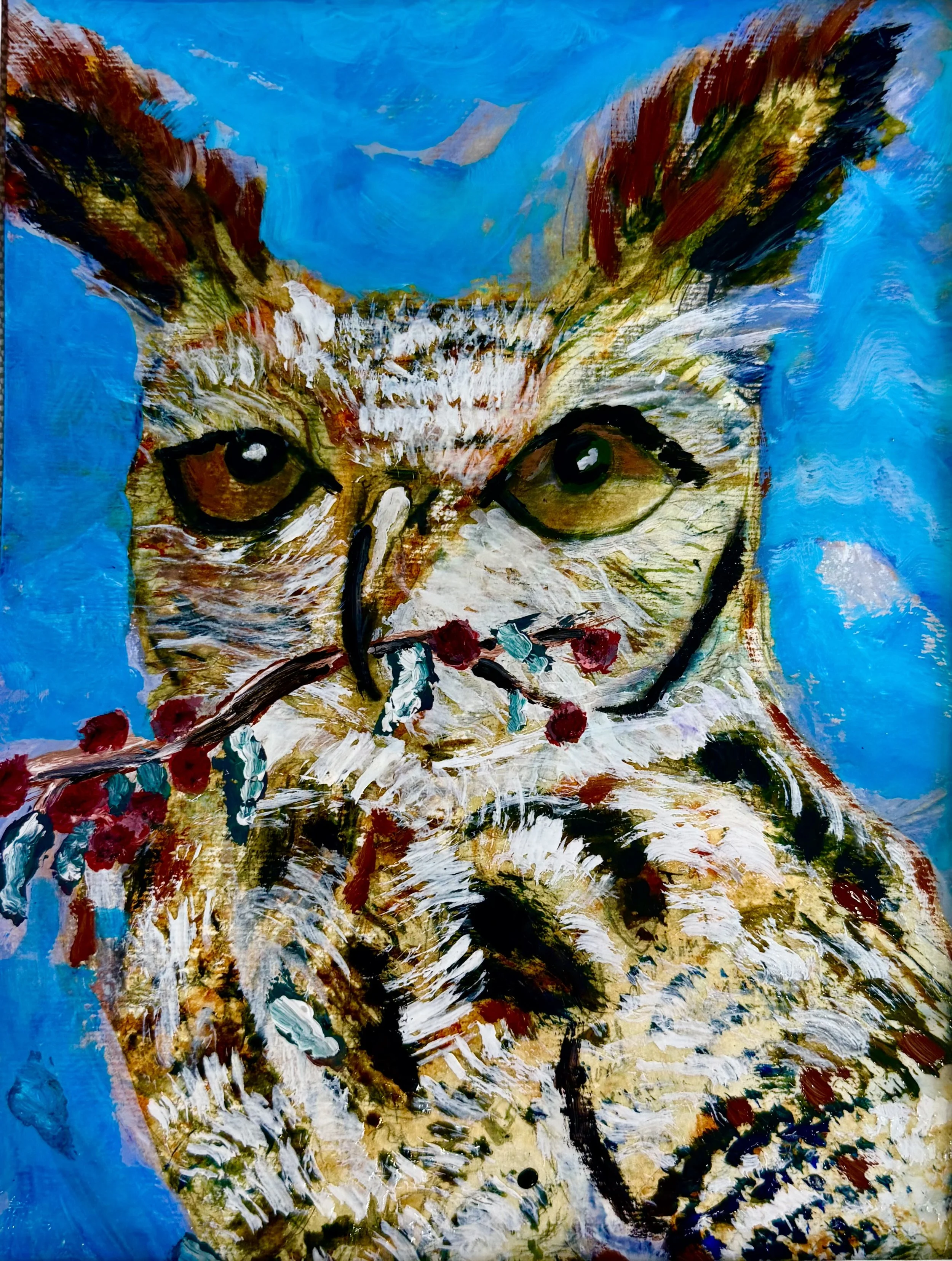 The Watcher
Acrylic on Paper
Sold to Private Collection
Prints Available