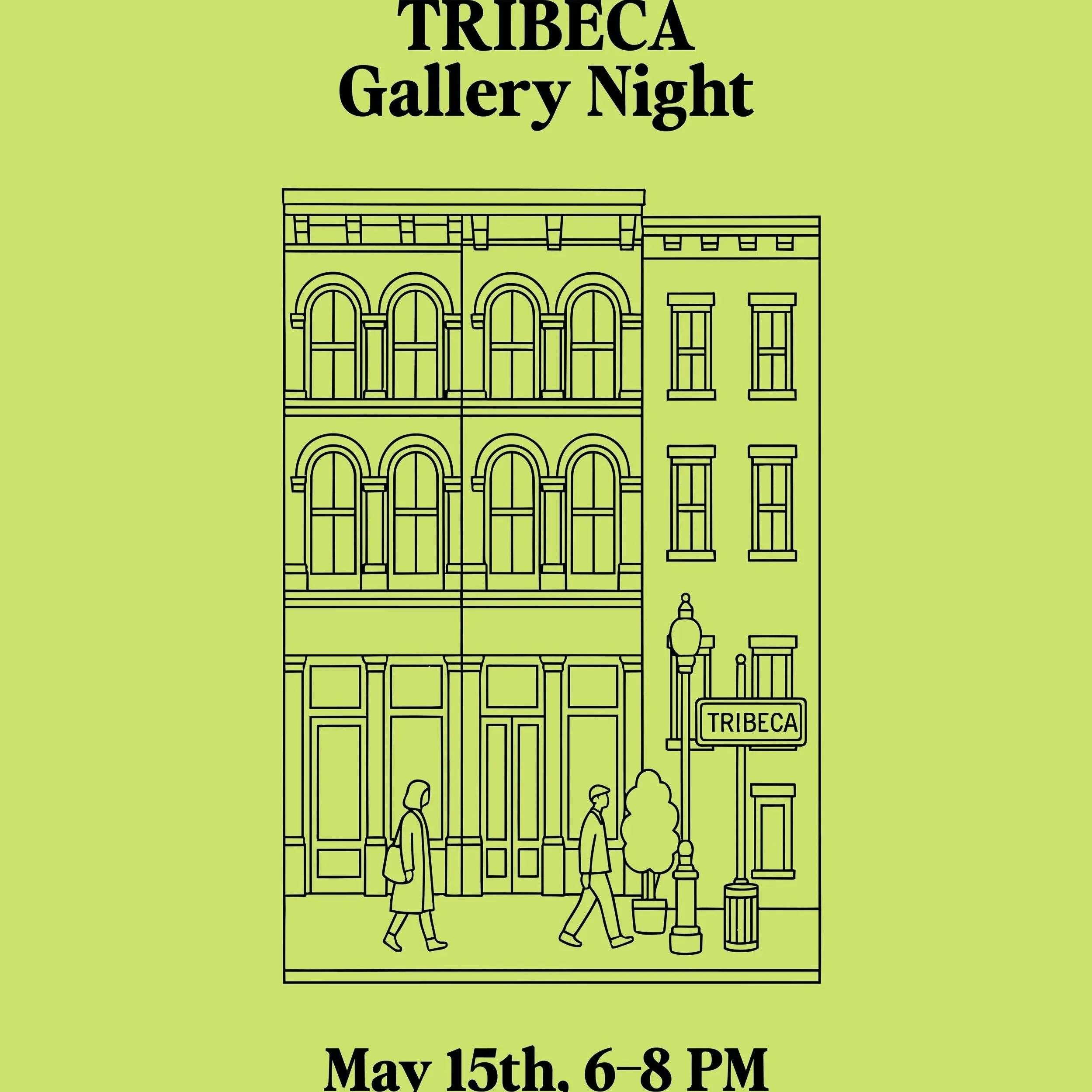 The second annual Tribeca Gallery Night 2026 takes place on May 15, 2026, from 6–8 PM, featuring over 80 galleries in Lower Manhattan with extended hours during NYC art fair week. The free, non-ticketed event offers a collective, vibrant evening of a