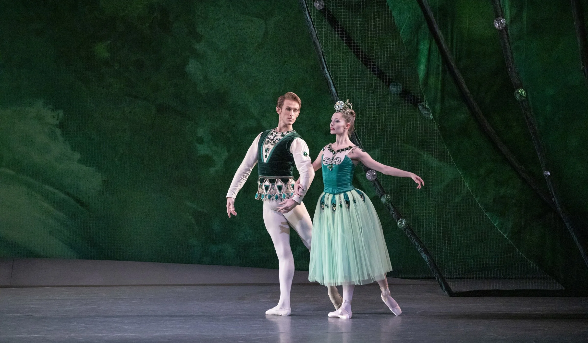 Lincoln Center | Jewels: George Balanchine’s beloved program-length work takes the stage in its sparkling entirety. From the rich elegance of Emeralds, danced to excerpts from Pelléas et Mélisande and Shylock by Gabriel Fauré, to the bold neoclassici