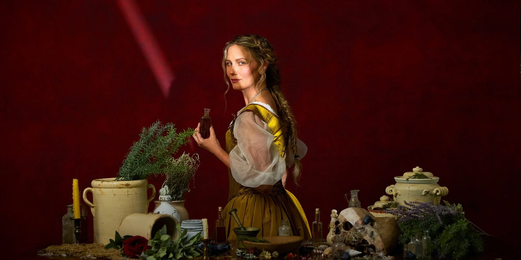 Giulia
A new musical written and performed by Julia Nettles. 

What began as a single act of self-defense ripples through Palermo, creating a cascade of casualties and inspiring a secret sisterhood. But the path to safety is never safe. Can Giulia To