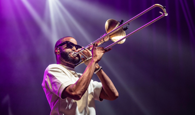 
From the heart of New Orleans’ historic Tremé neighborhood, Troy "Trombone Shorty" Andrews has evolved from a child prodigy playing alongside legends to a global force in music. Nicknamed "Shorty" at age four when his trombone was bigger than he was