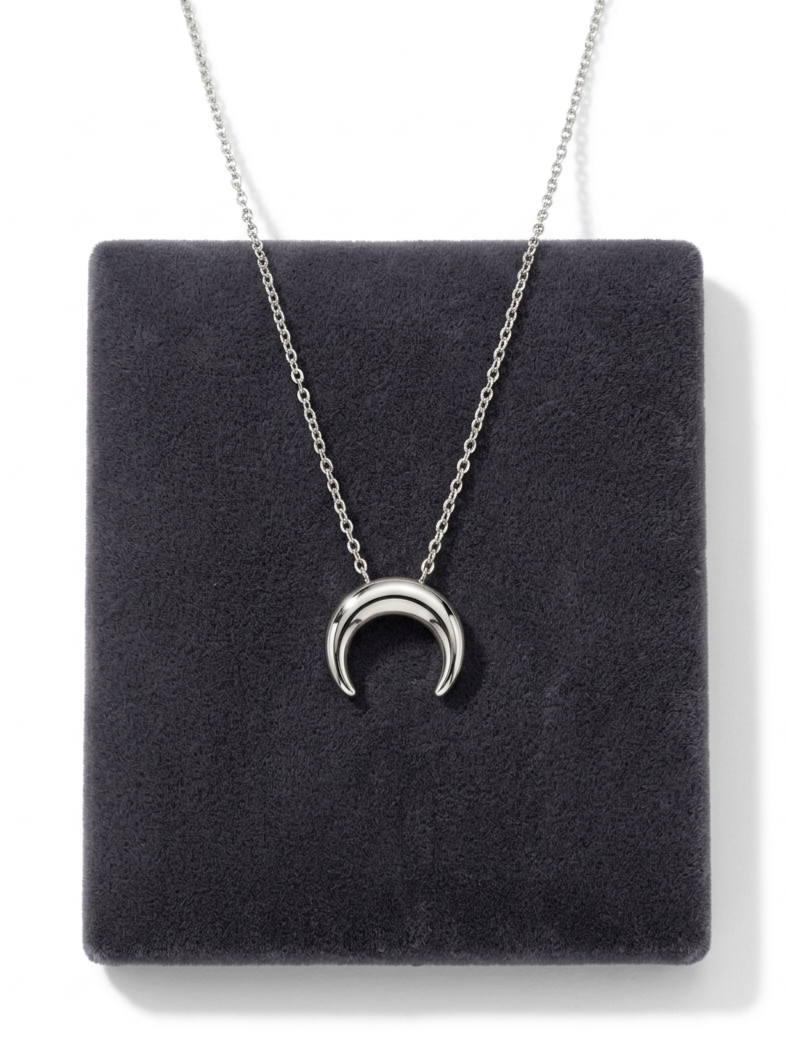 Sacred Moon Charm Necklace