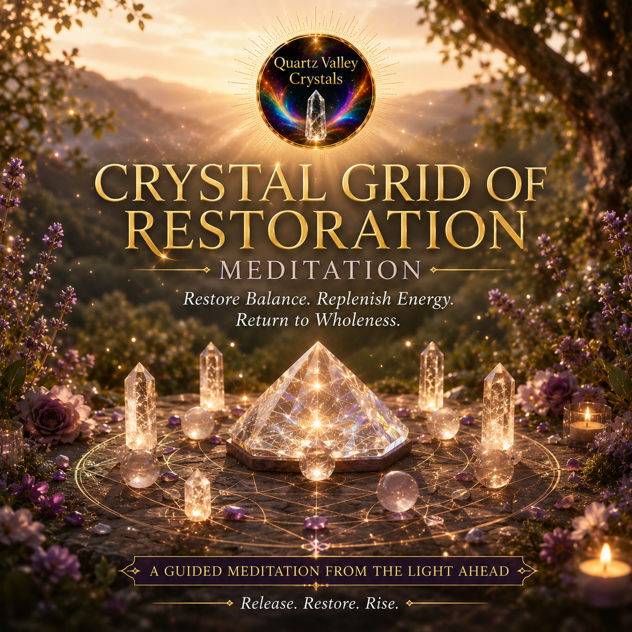 Crystal Grid of Restoration Meditation