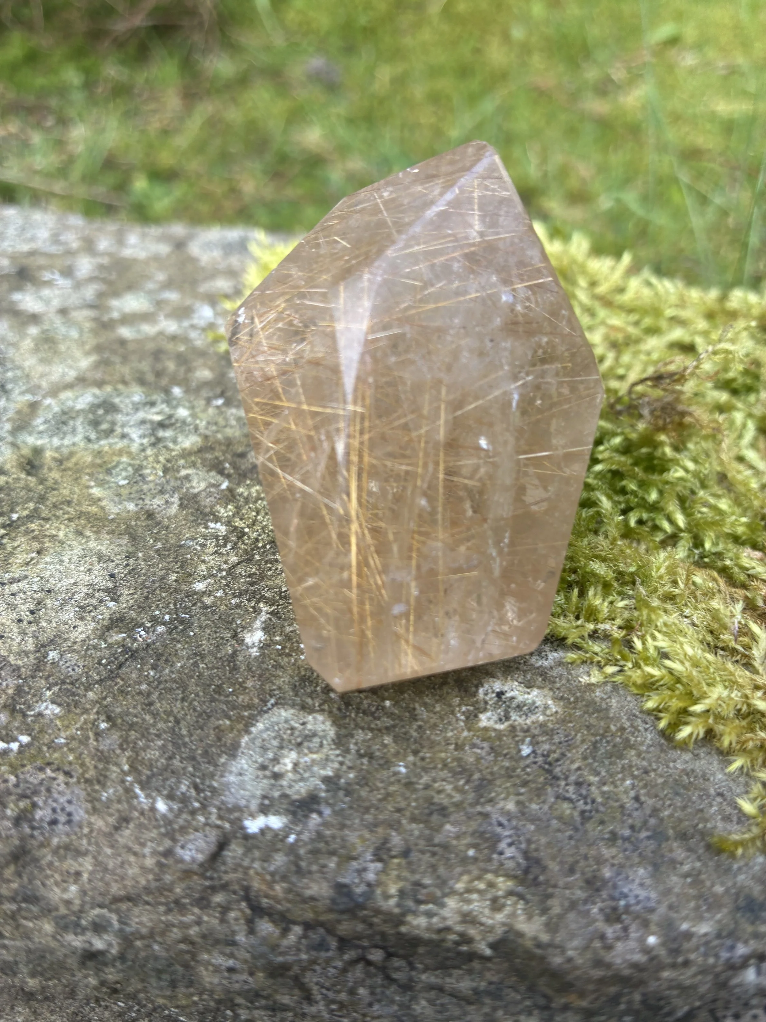 Gold Rutilated Quartz Freeform 63g