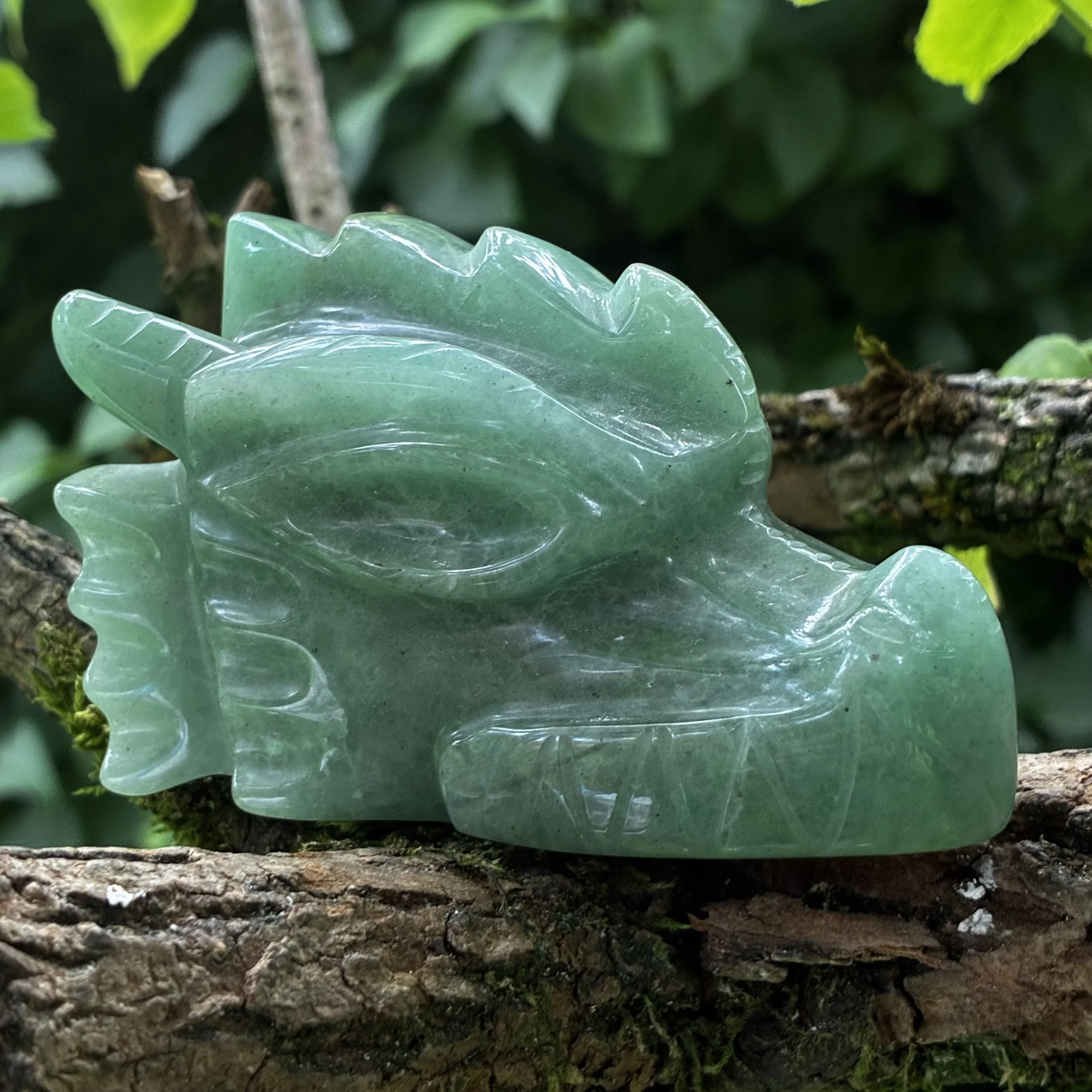 Brazilian Green Quartz Dragon – 284g