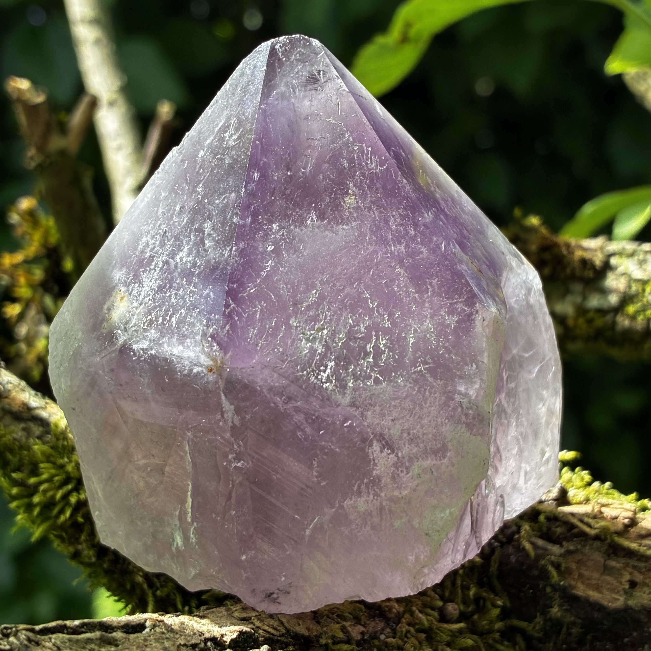 Brazilian Amethyst Semi-Polished Point – 260g