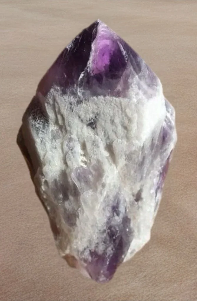Semi Polished Amethyst Point 1.3kg - PRE-ORDER