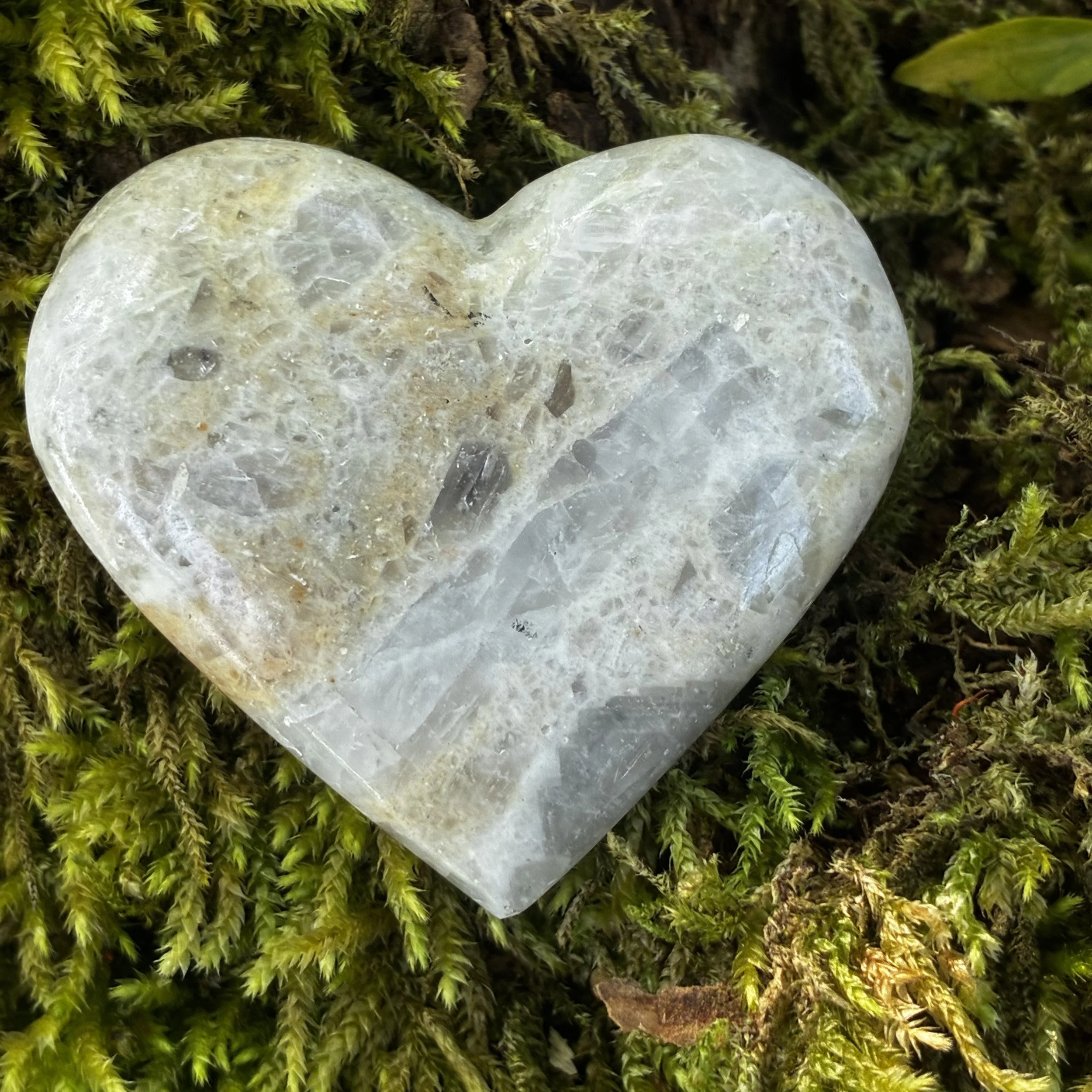 Brazilian Quartz Heart, 72g