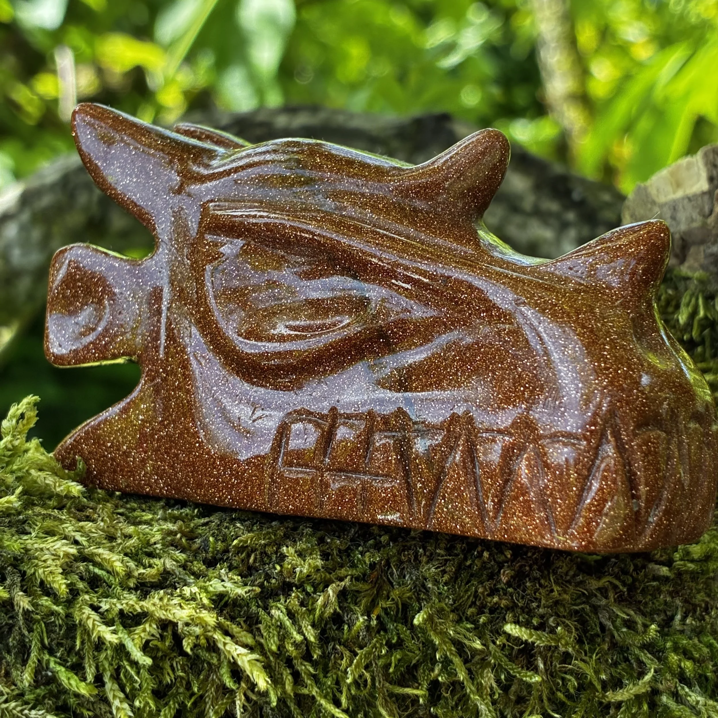Red Goldstone Dragon, 176g
