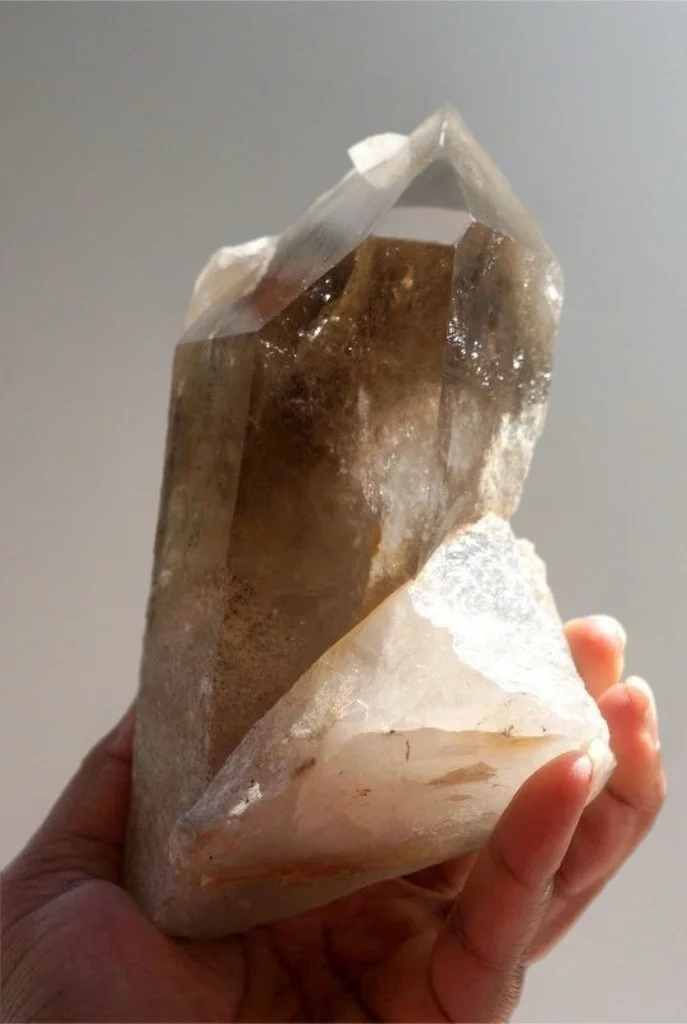 Smokey Quartz Cluster withy Record Keepers 1.45kg PRE-ORDER