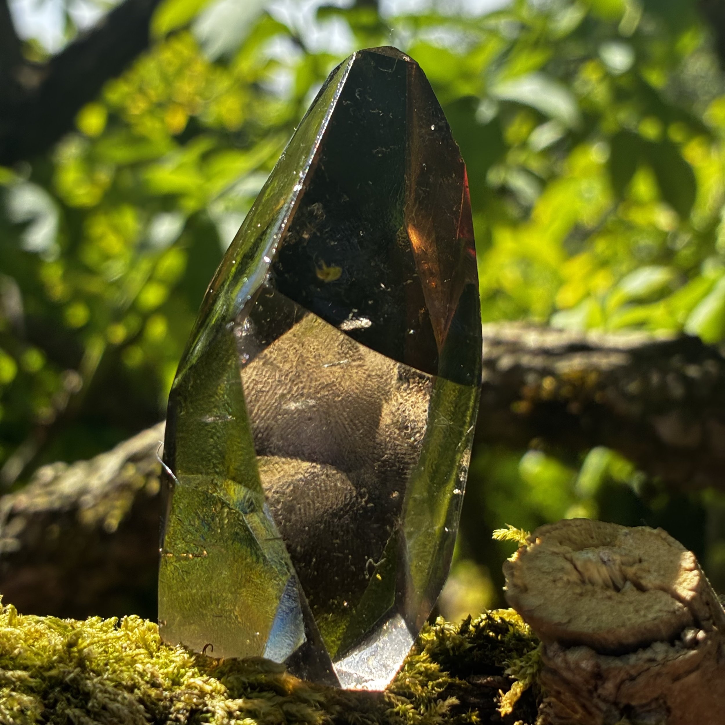 Brazilian Clear Smokey Quartz Freeform, 87g