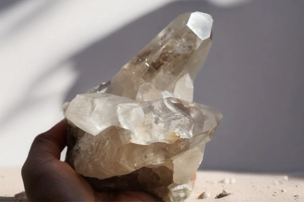 Smokey Lemurian Quartz Cluster, 1.280kg - PRE-ORDER