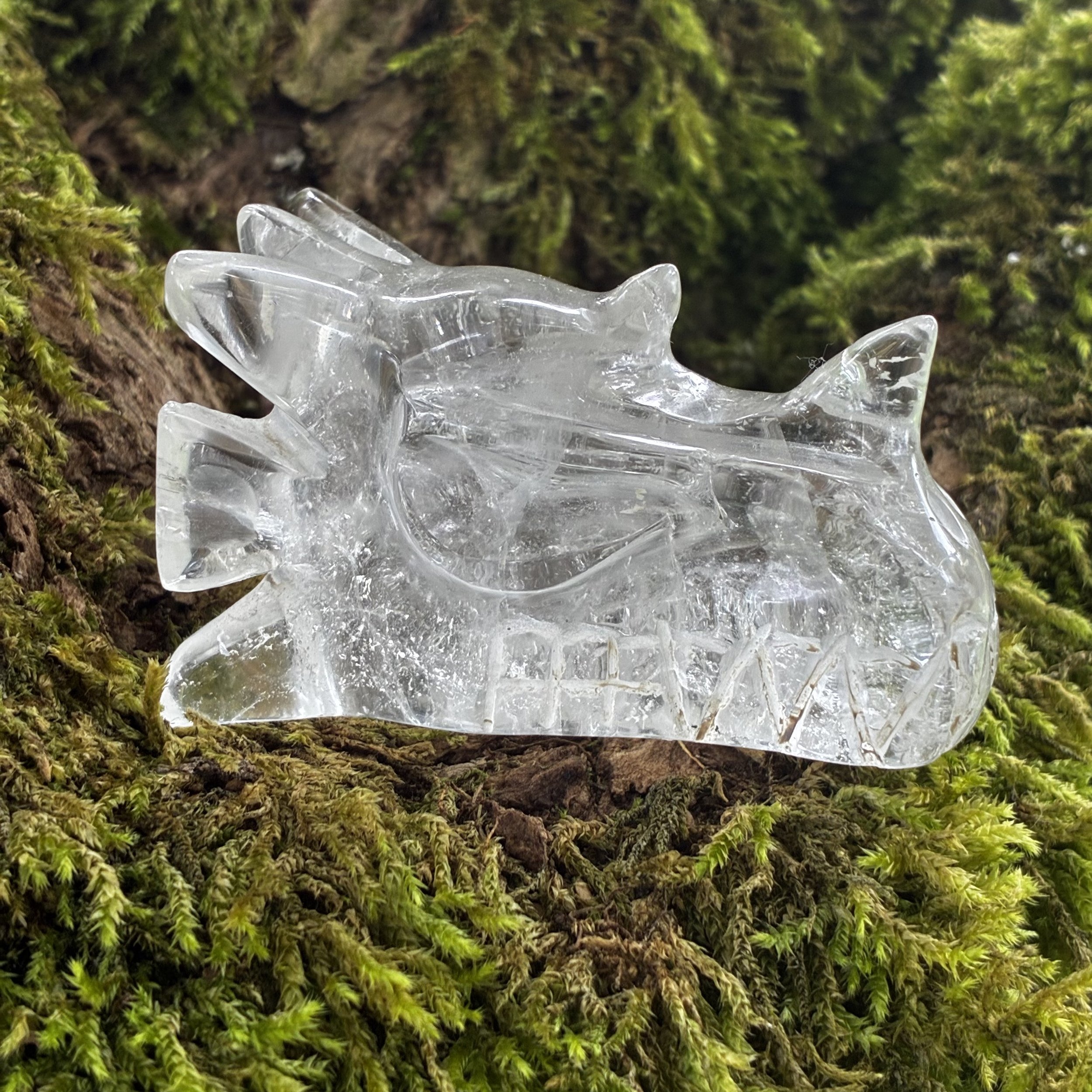 Clear Quartz Brazilian Dragon 123g