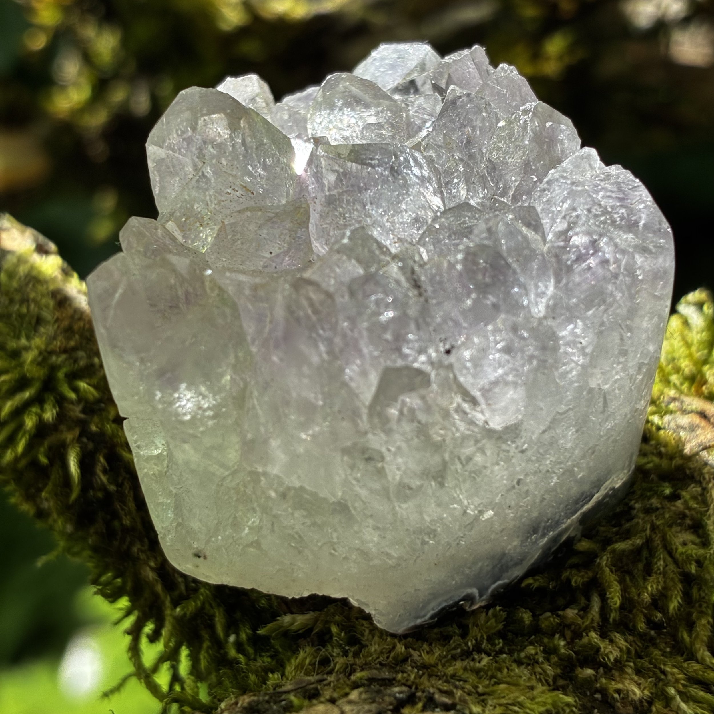 Pale Lilac Amethyst Crystal Cluster, 56g