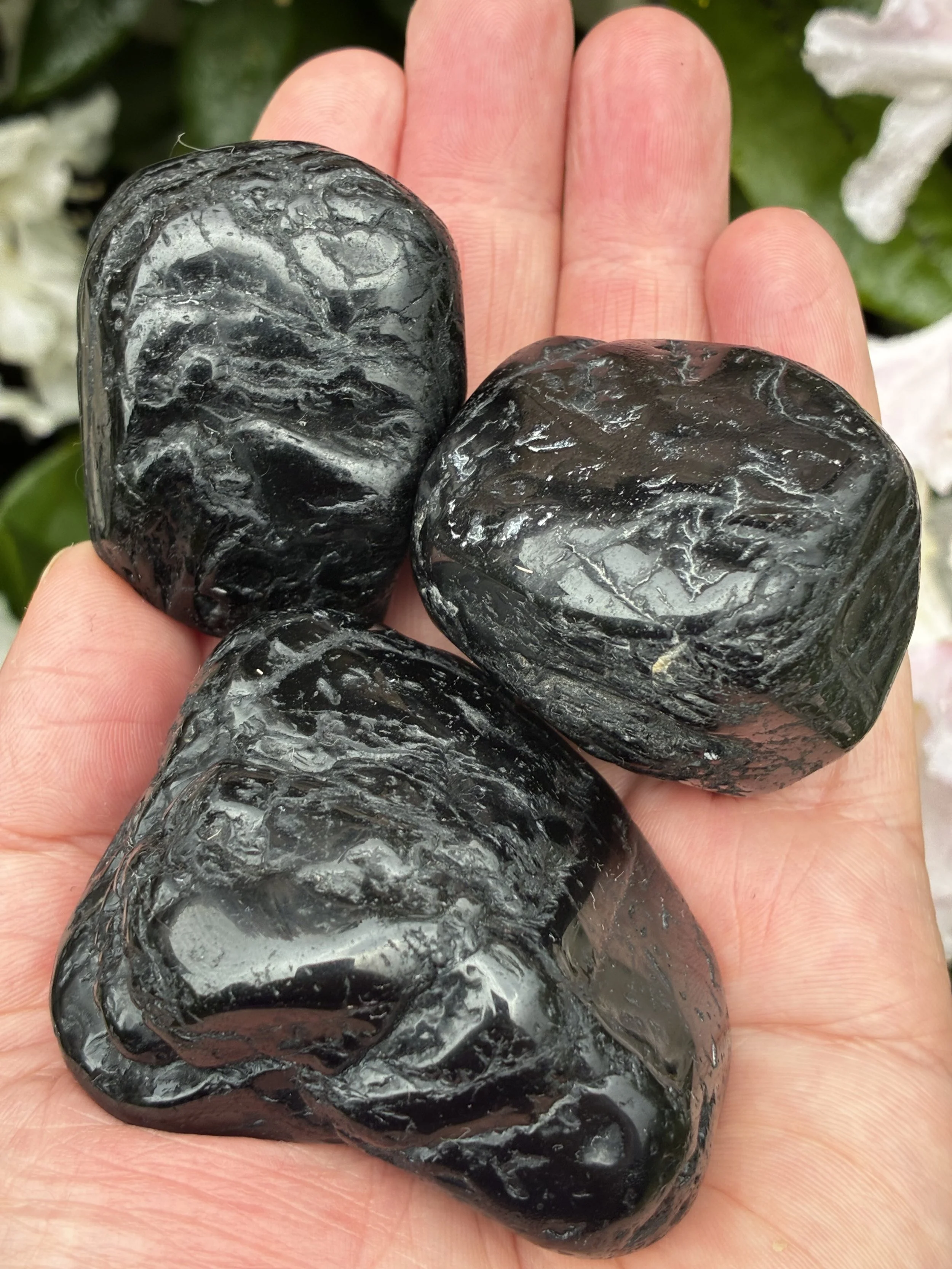 Extra Large / Jumbo Black Tourmaline Tumbles