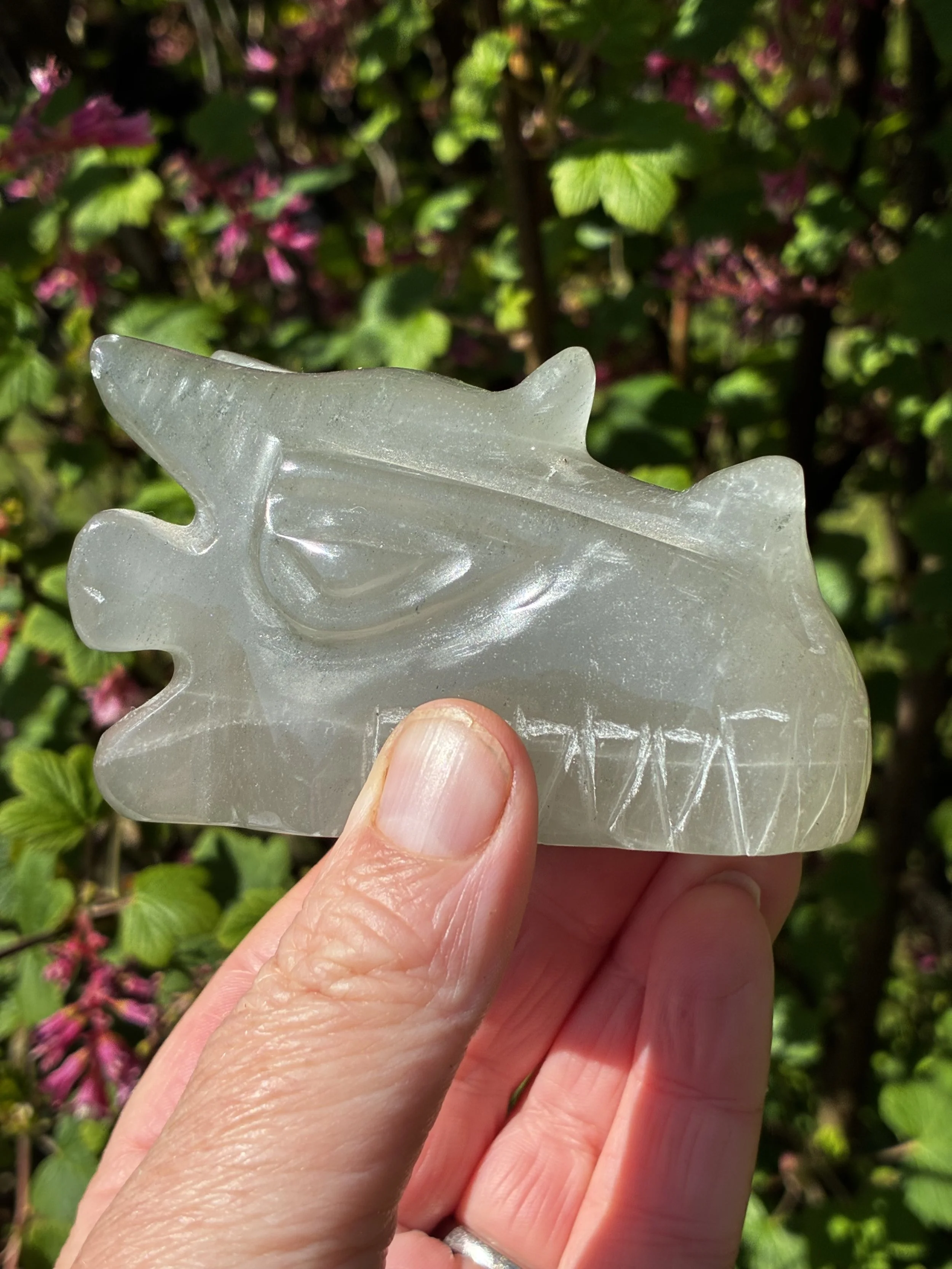 Aragonite  Dragon, Brazilian Carved, 313g