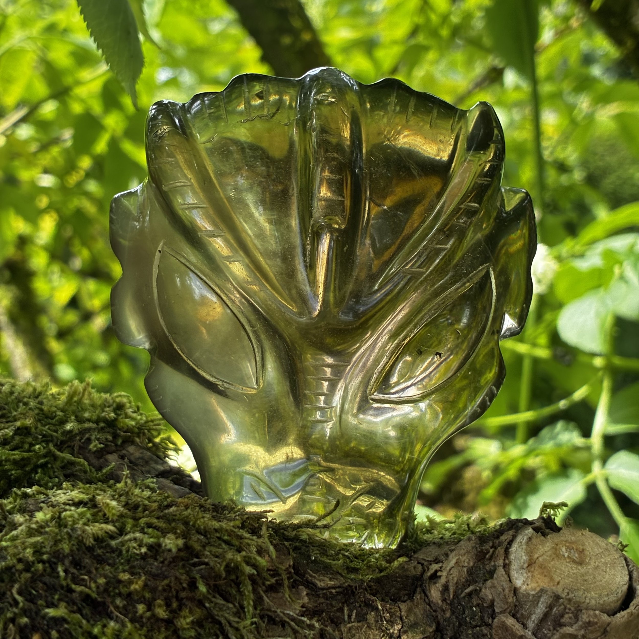 Standing Smoky Quartz Dragon Carving – Brazil, 352g