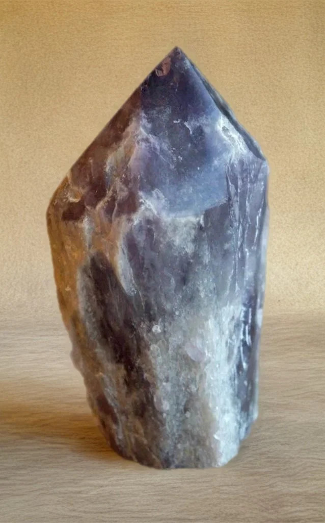 Semi Polished Amethyst Point 1.4kg  - PRE-ORDER