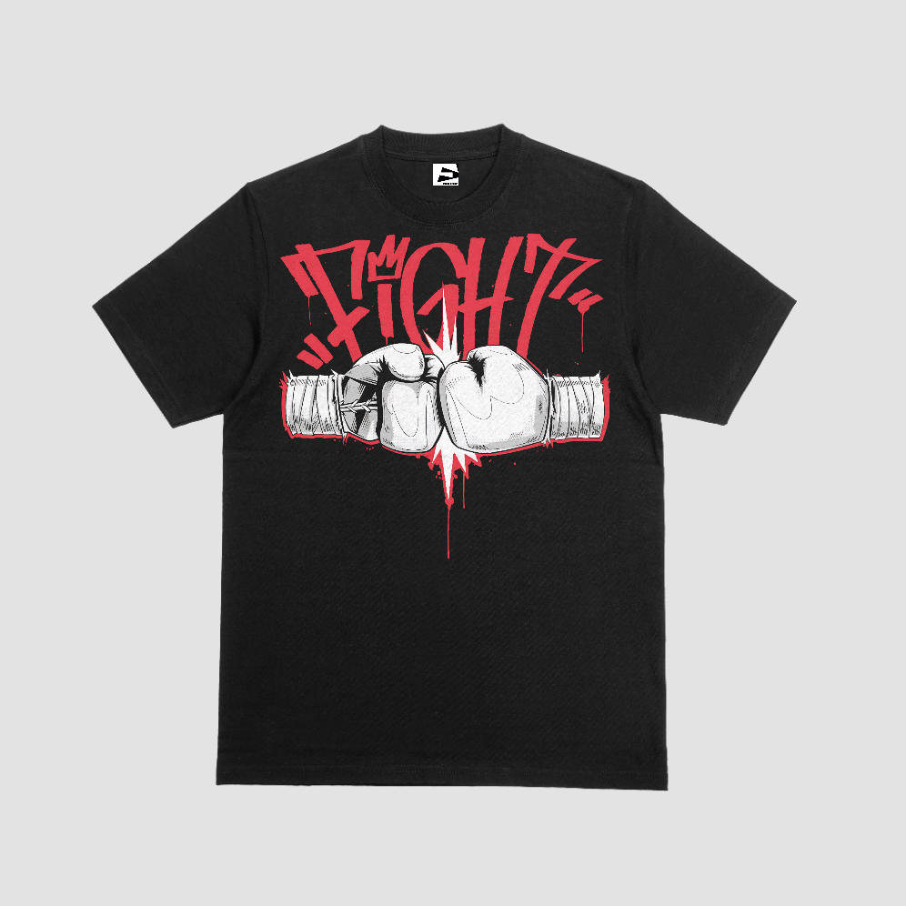 Fight boxing gloves t shirt