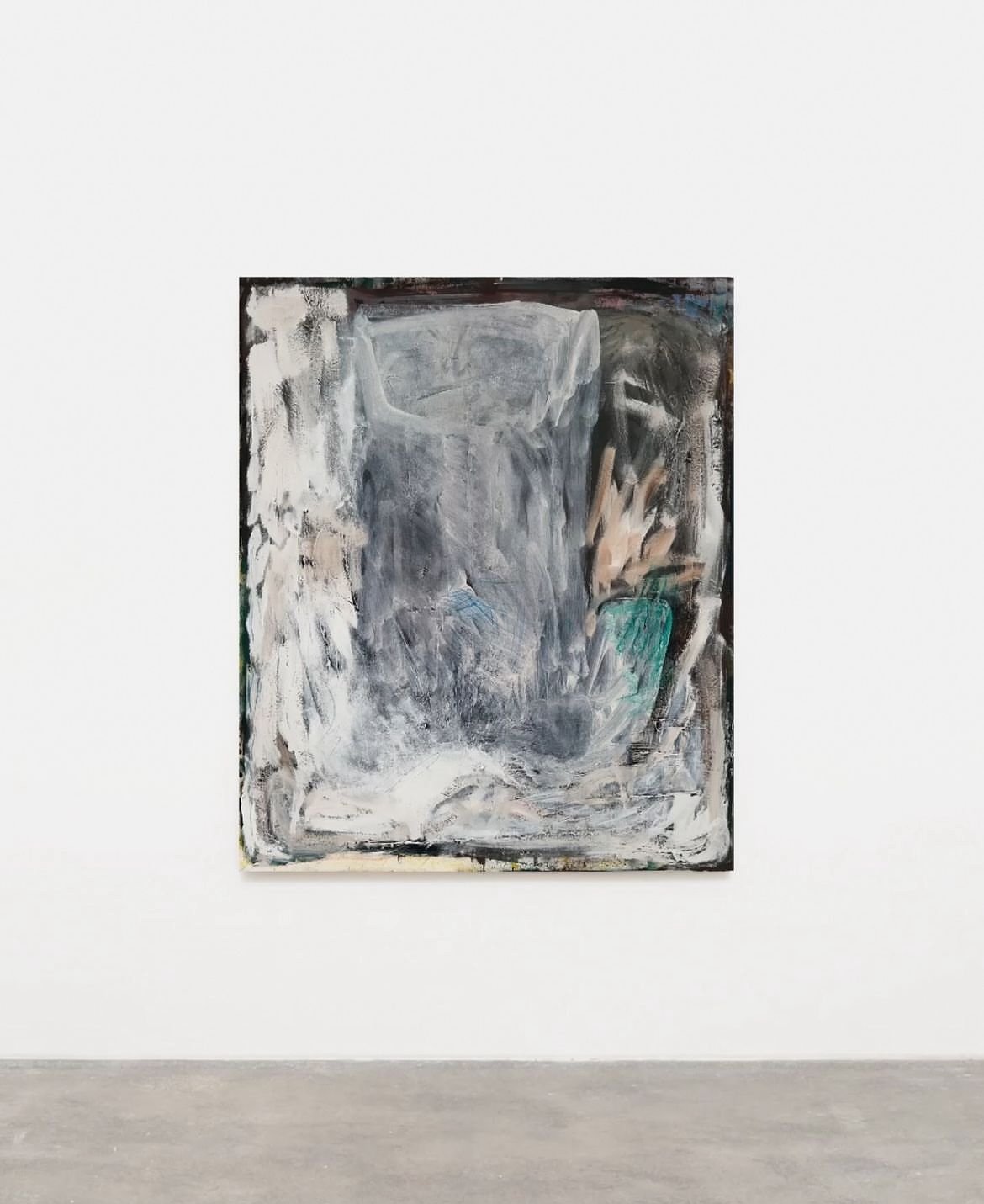 EXTENSIVE SECURITY FREEWARE
TEFLON MIND
THE LAST APPLE HAS FALLEN, 130 x 110 cm,  acrylic and oil on canvas, 2024
