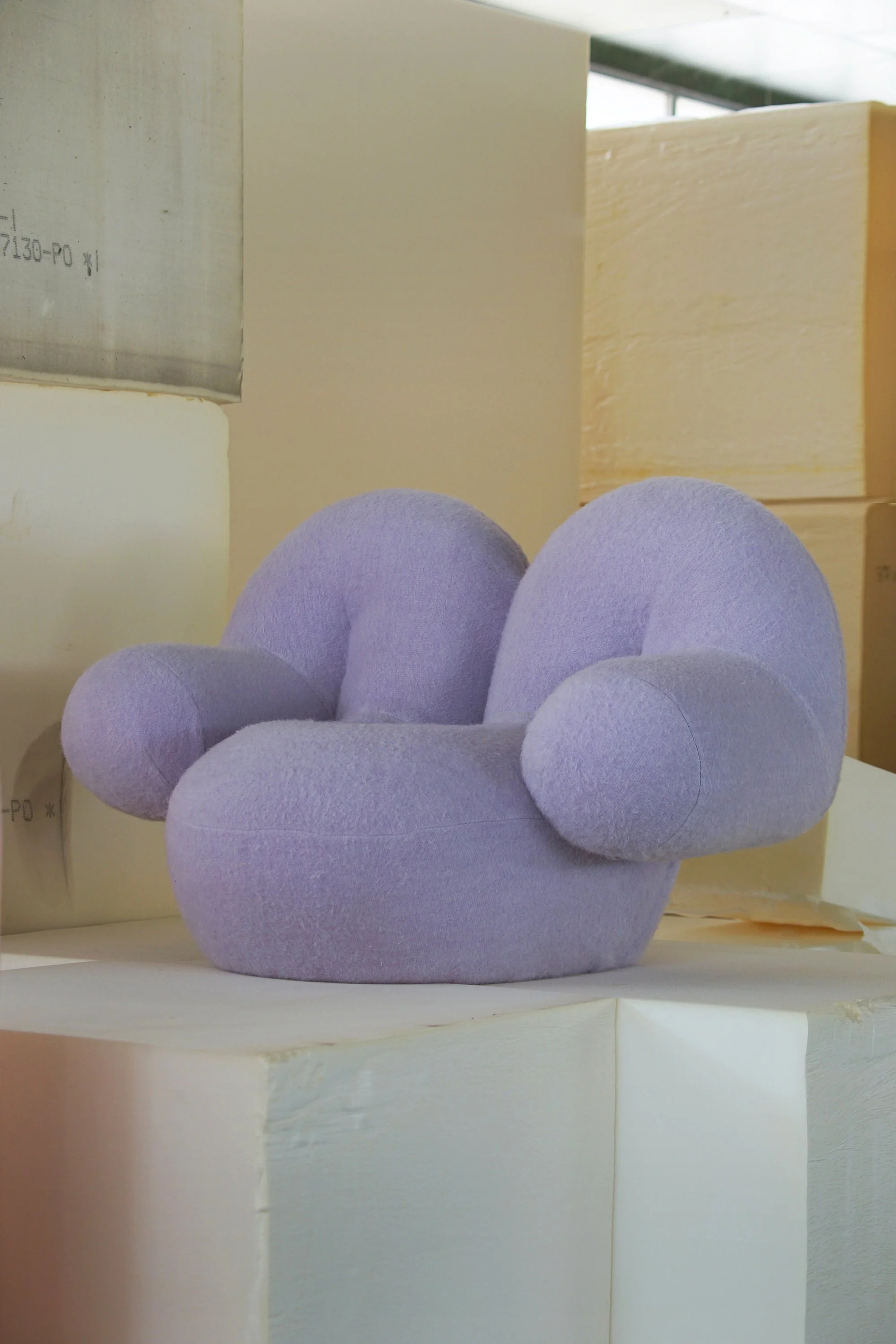 BAMBA OVERSIZED UNIQUE PIECE LILAC