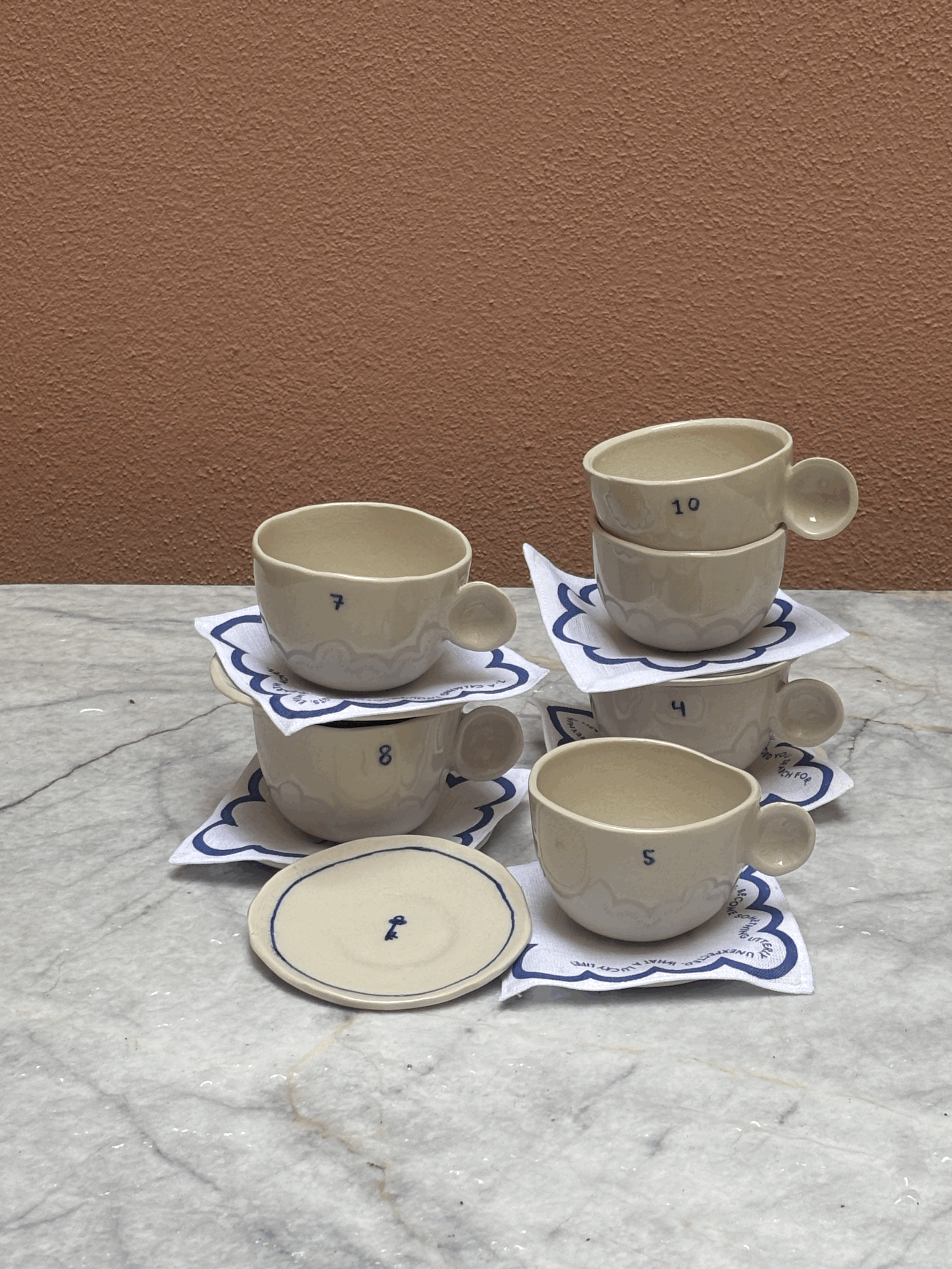 Fortuna Café cups by Ebba Lindgren